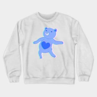 Blue dancing bear Crewneck Sweatshirt